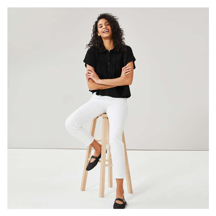 Women's Shirred Shirt